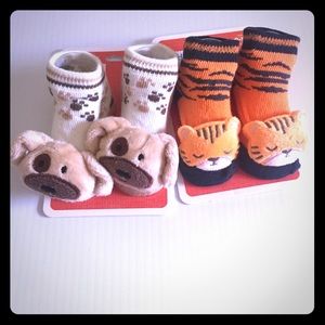 3D Baby 2 Pack Socks NWT